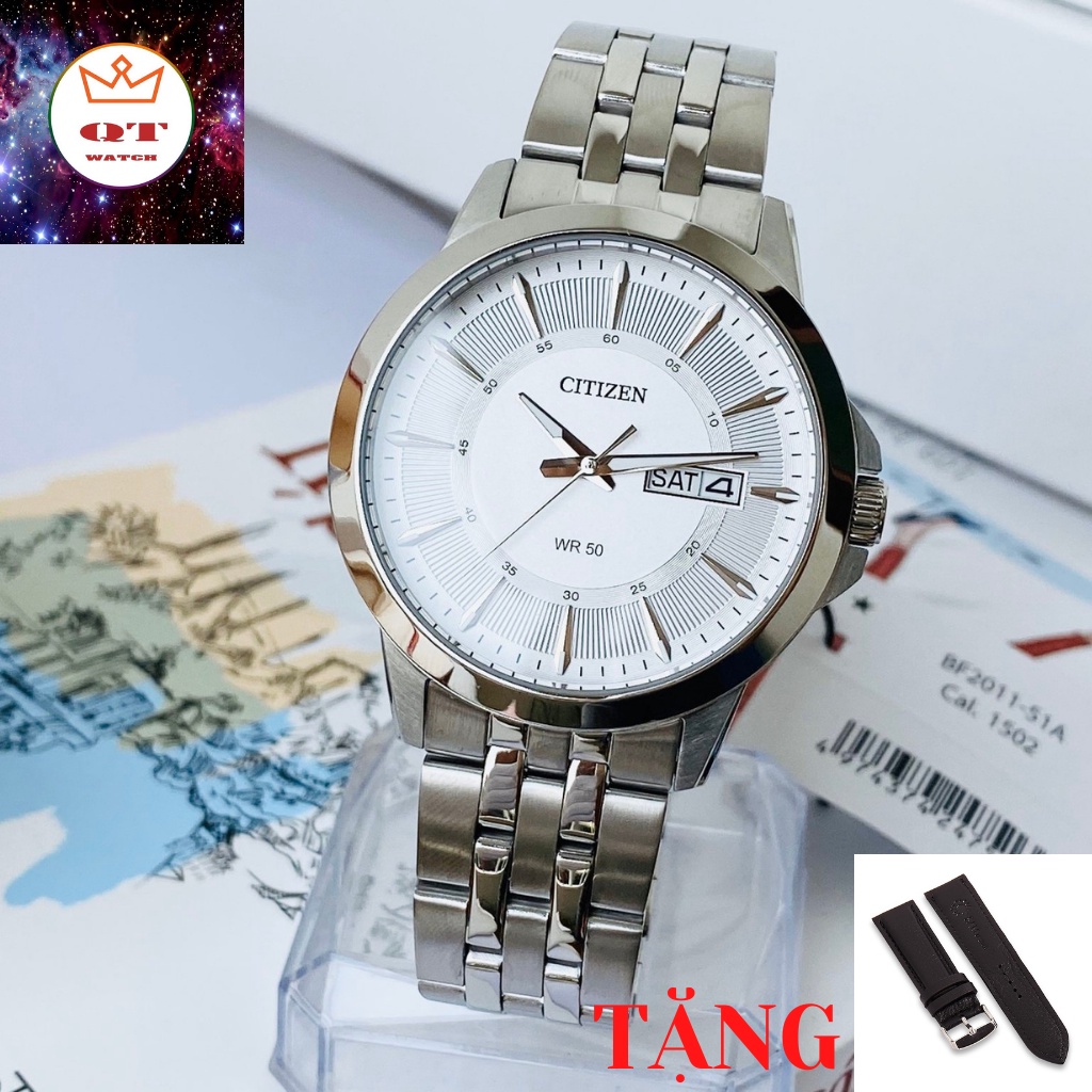 Đồng Hồ Nam CITIZEN BF2011-51A Chính Hãng Tặng Dây Da Cao Cấp