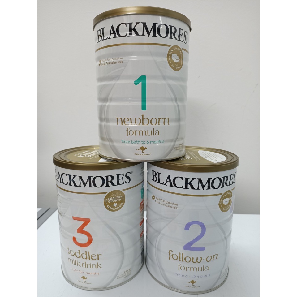 Sữa BLACKMORE 900gr số 1 số 2 số 3 Úc Chính Hãng