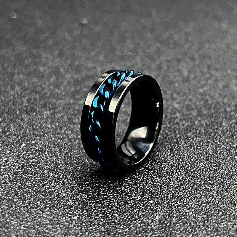 Nhẫn khui bia dây xích xoay nam nữ unisex cao cấp titan mạ giá rẻ bền đẹp