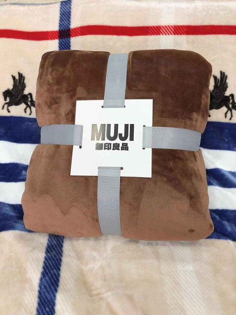 CHĂN NHUNG TUYẾT MUJI SIÊU MỀM MỊN