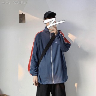 Áo Khoác Cổ Đứng Dáng Rộng Thời Trang Xuân Thu Cho Nam Giới