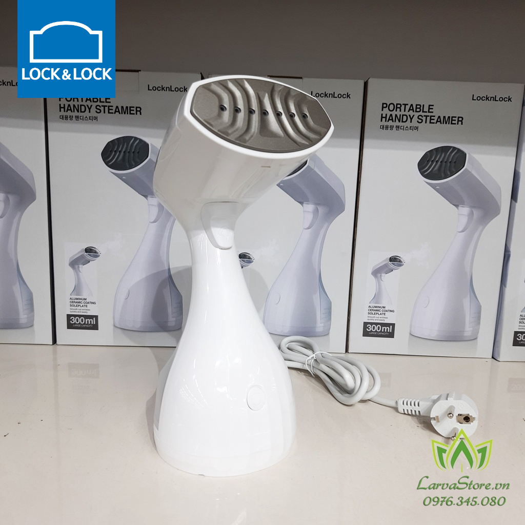 Bàn Ủi Hơi Nước Cầm Tay LocknLock Portable Handy Steamer ENI222WHT