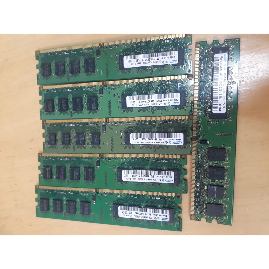 Ram2 Samsung 2G buss 667 dùng cho PC