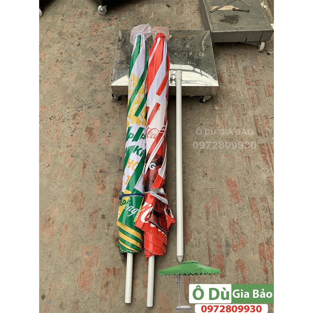 Ô Dù Chính Tâm Quảng Cáo Che Mưa Che Nắng 2M4