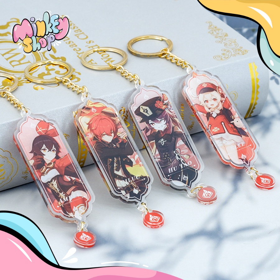 Móc Khóa GENSHIN Đẹp Dễ Thương phụ kiện ba lô, phụ kiện túi xách 02MKGEN -Minkey