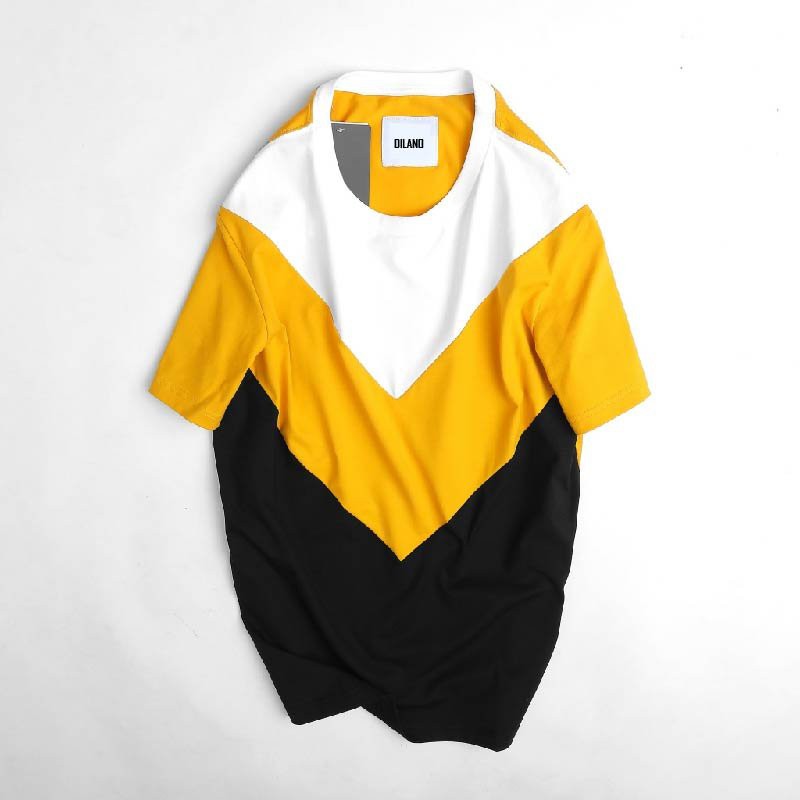 Áo phông nam cá tính phối màu vải co giãn 4 chiều DILANO AT01 | BigBuy360 - bigbuy360.vn