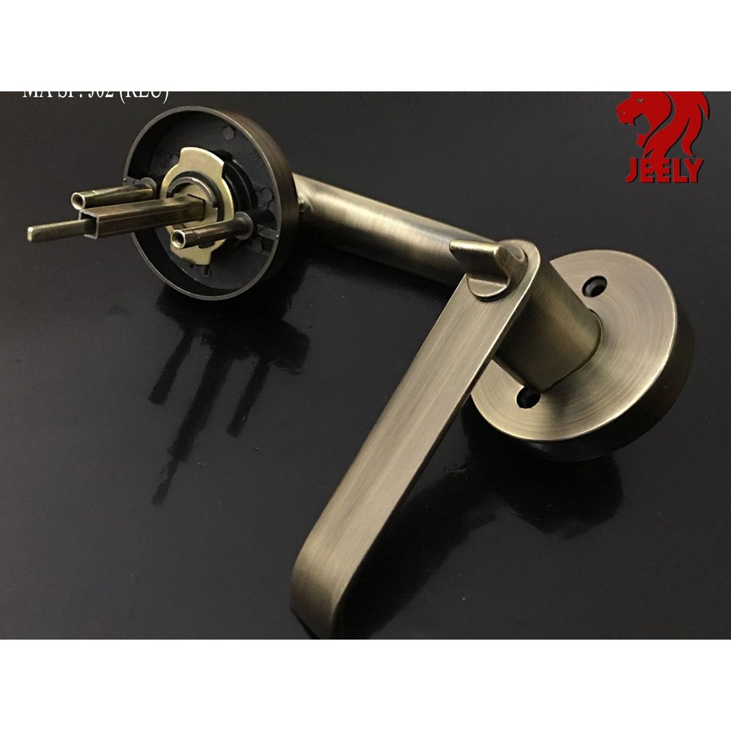 KHÓA TAY GẠT TRÒN JEELY KHÓA HỢP KIM  j02