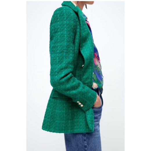 ÁO VEST DẠ TWEED ZARA AUTHENTIC TUỒN STORE