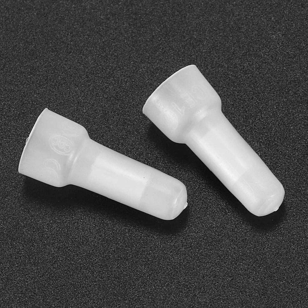 100 Đầu Nối Dây Điện 22-16 Ga Awg Màu Trắng