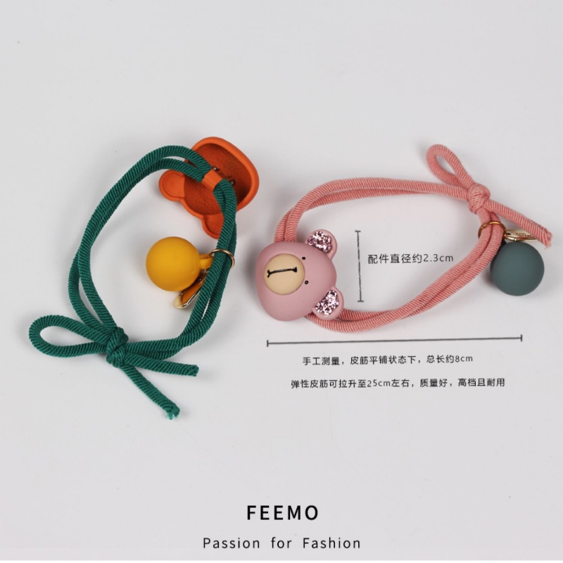 Dây Buộc Tóc Cao Su Hình Gấu Dễ Thương Cho Nữ