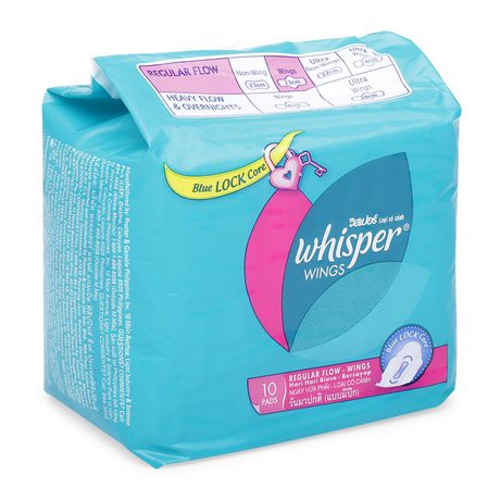 Băng vệ sinh Whisper Wings có cánh - 10 miếng