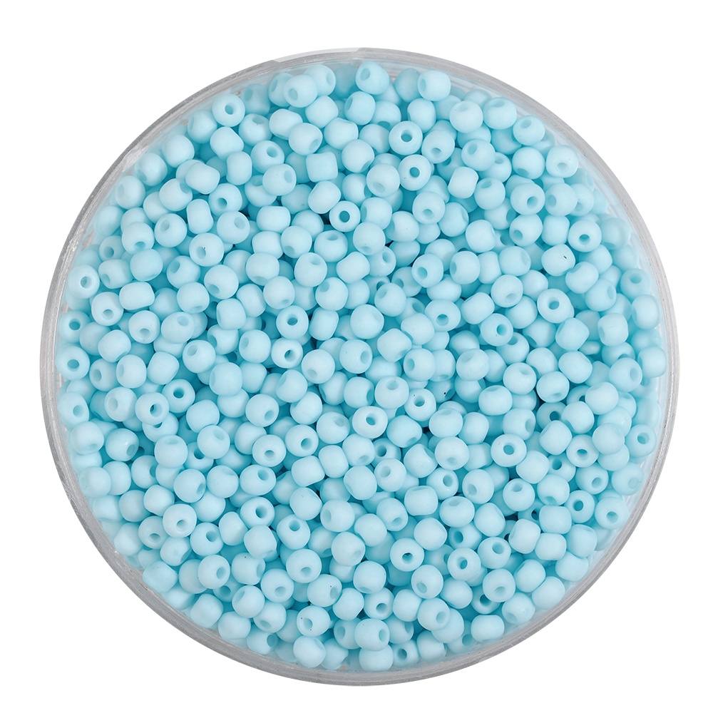 Hạt Xâu Làm Trang Sức Bằng Thủy Tinh Macaron Dễ Thương 2-3mm 1200 Cái