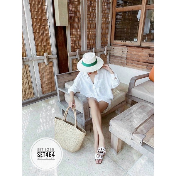 BIGSIZE NHUNG LÊ Set sơ mi SET464