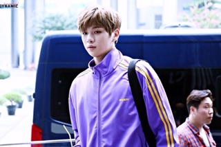 Set đồ thể thao tím nam nữ Kang Daniel