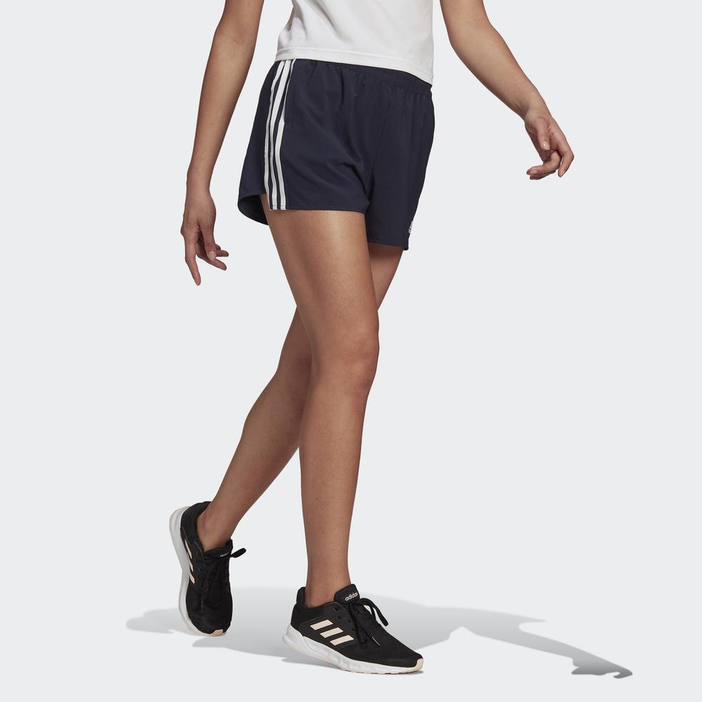Quần Ngắn adidas TRAINING Nữ Quần Short Thể Thao 3 Sọc Vải Dệt Primeblue Designed 2 Move Màu xanh dương GT0188