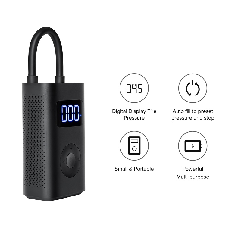 Máy bơm xe Xiaomi Mi Portable Air Pump cầm tay đa năng Bản Quốc Tế DZN4006GL- Chính hãng Digiworld phân phối