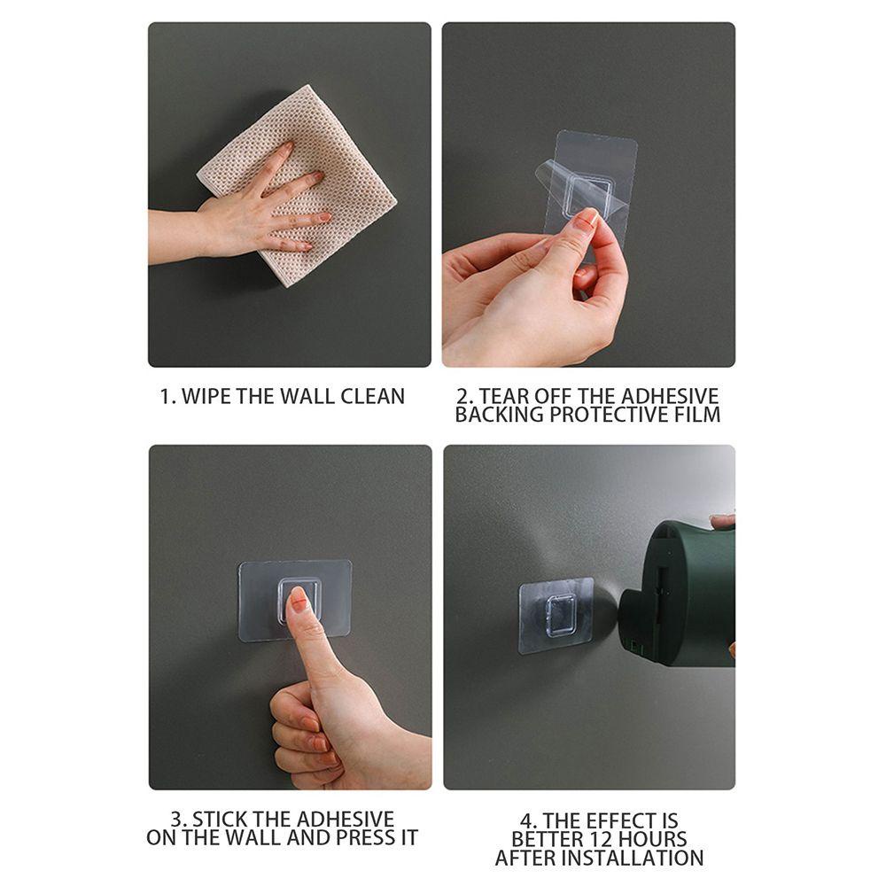 WTTLE Giá Đỡ Bàn Chải Đánh Răng Bằng Nhựa Gắn Tường Tiện Dụng