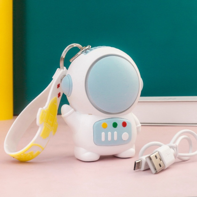 Quạt tích điện mini cầm tay không cánh phi hành gia Astronauti quạt sạc usb 2 chế độ gió siêu mạnh - Alice store