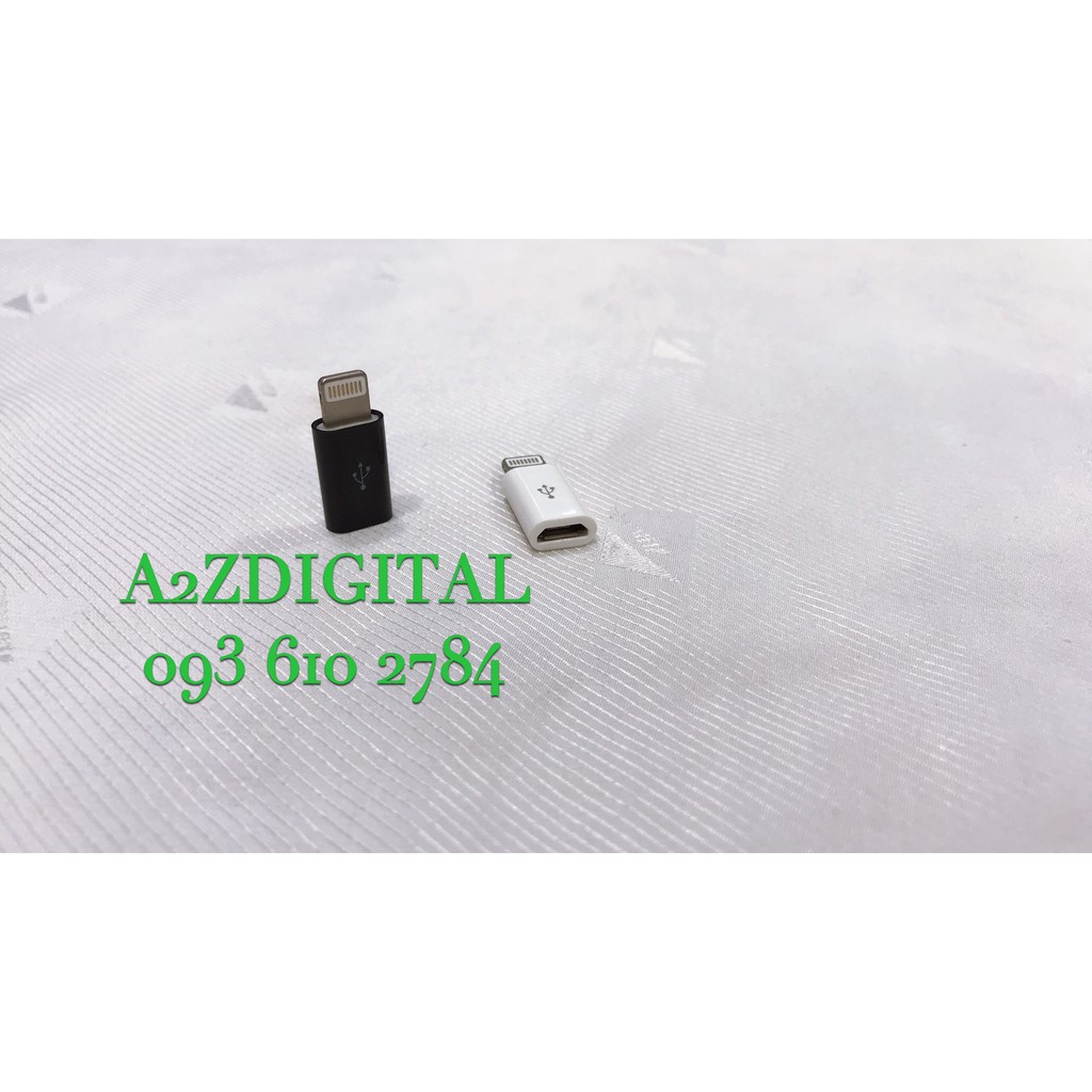 ĐẦU CHUYỂN ĐẦU SẠC ANDROID - MICRO USB THÀNH IPHONE 5-6-7