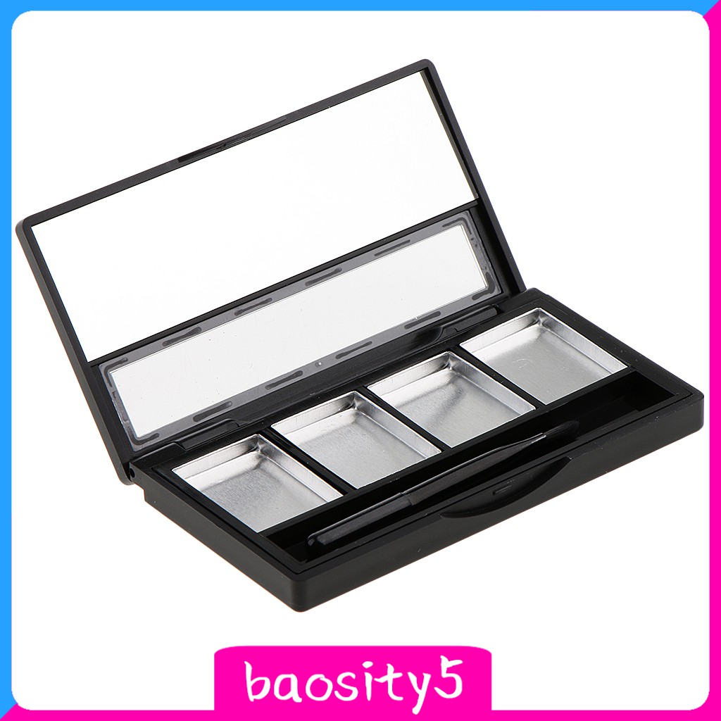 (Hàng Mới Về) Bảng Màu Rỗng Đựng Phấn Mắt Má Hồng Son Môi Diy Có Gương Tiện Dụng | BigBuy360 - bigbuy360.vn