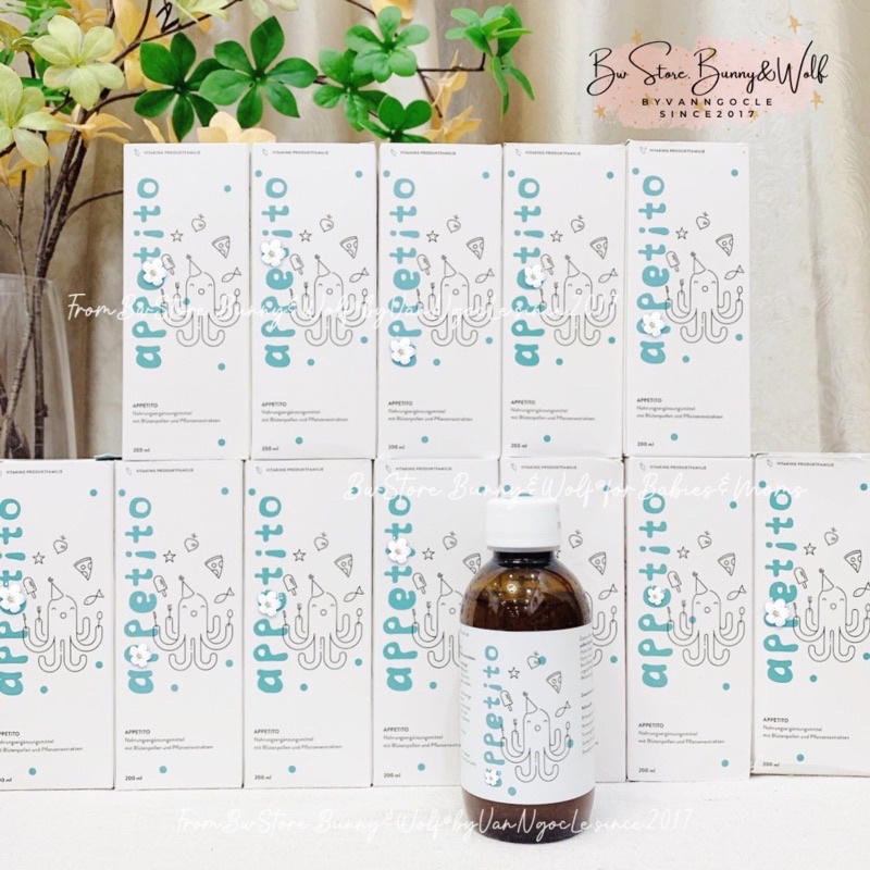 Siro Cho Trẻ Biếng Ăn Appetito Đức lọ 200ml [ BW Store ]