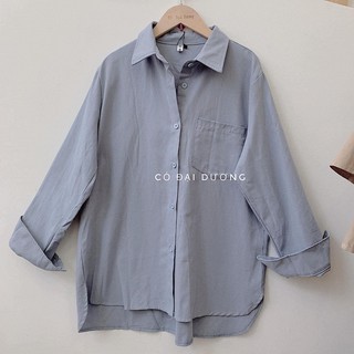 sơ mi dáng rộng Mint clothes