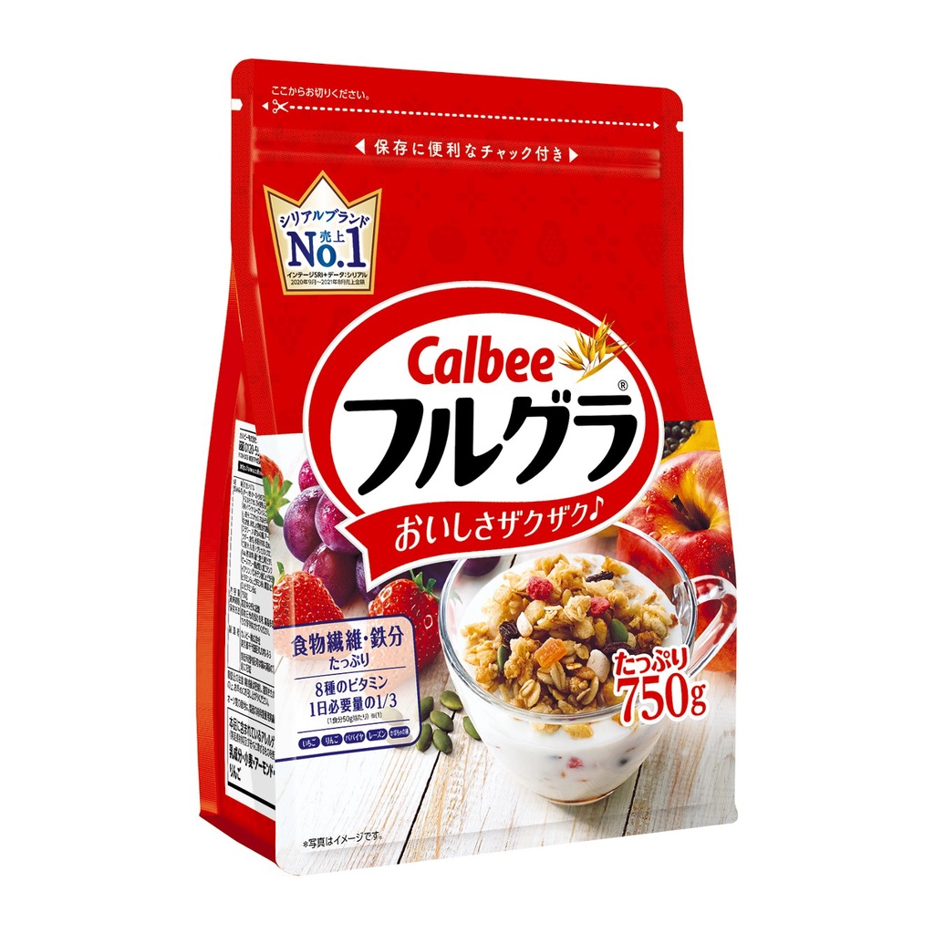 Ngũ cốc dinh dưỡng Granola 750g trái cây sấy khô Calbee (date 06/2022) - 4901330745523 - Kan shop hàng Nhật