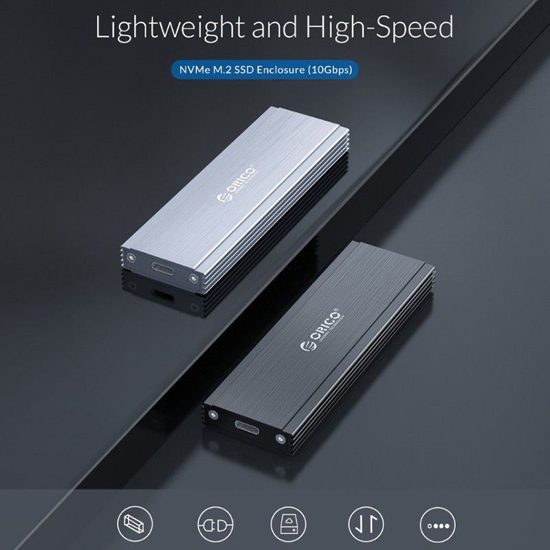 Vỏ Ổ Cứng Ngoài Orico Nvme M.2 Ssd Usb3.1 Gen2 10gbps | BigBuy360 - bigbuy360.vn