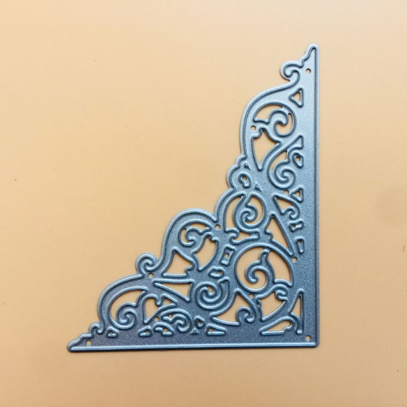 Khuôn Cắt Giấy Làm Từ Kim Loại Hình Góc Blala Trang Trí Scrapbook