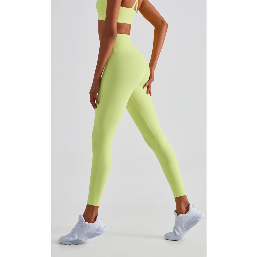 Quần legging thể thao Hoppe Fumeng thiết kế lưng cao