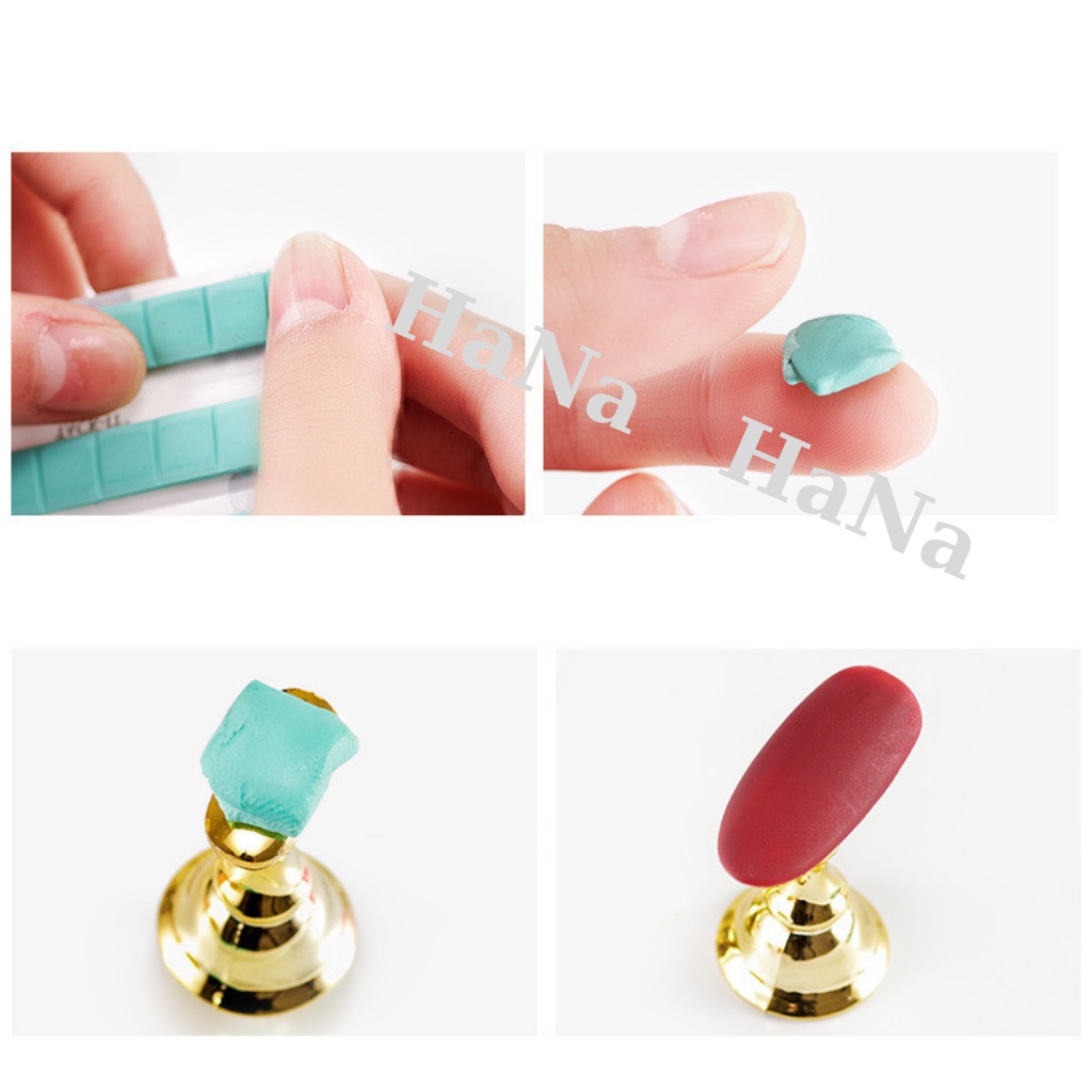 Đế gắn móng giả , đế nam châm gắn móng mẫu tập vẽ