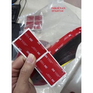 COMBO 10 MIẾNG BĂNG KEO CƯỜNG LỰC 3M VHB DÁN CAMERA HÀNH TRÌNH, VẬT DỤNG, ĐỒ CHƠI XE HƠI (3,5cmx5cm)