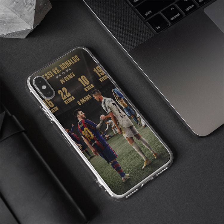 Ốp điện thoại đẹp cầu thủ Ronaldo và messi Iphone 7/7Plus/8/8Plus/X/Xs/Xs Max/11/11 Promax/12/12 Promax FOO20210015