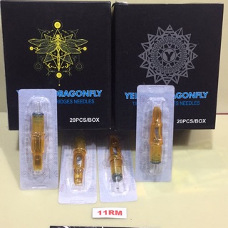 Kim Pen Ngòi vàng 11RM  Yellow  Dragonfly Ngang đánh bóng