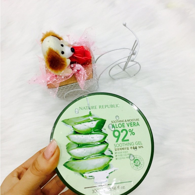 Gel Nha Đam Nature Republic - Gel Dưỡng Ẩm Đa Năng 300ml - Amora Skinlab | BigBuy360 - bigbuy360.vn