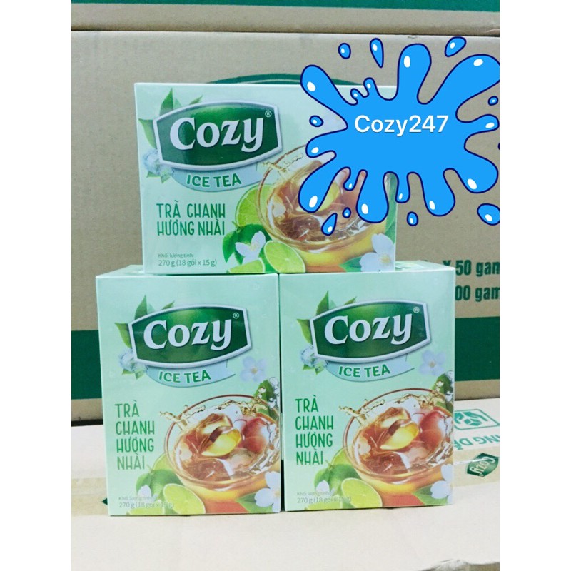 Trà COZY TAN đủ vị Đào, Dâu, Vải :