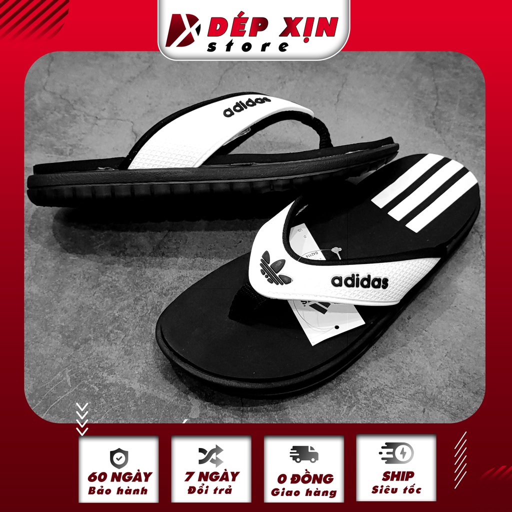 Dép Kẹp Adidas Cao Cấp Đế Cao Siêu Bền Nhẹ chống trơn trượt