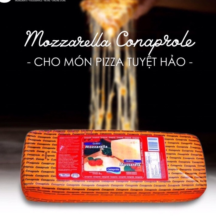 Phô mai Mozzarella Conaprole 1KG - Nhập khẩu Uruguay