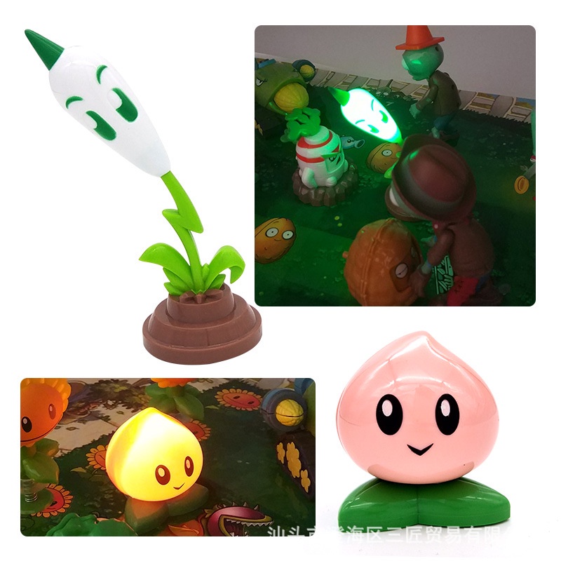 Set 2 mô hình nhân vật game Plants vs. Zombies