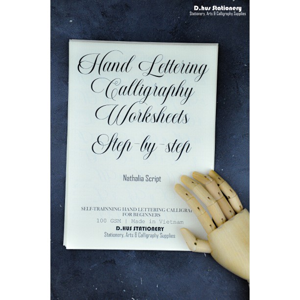Bộ Giấy Luyện Viết Modern Calligraphy (Workbook for Beginners) - Journalholic
