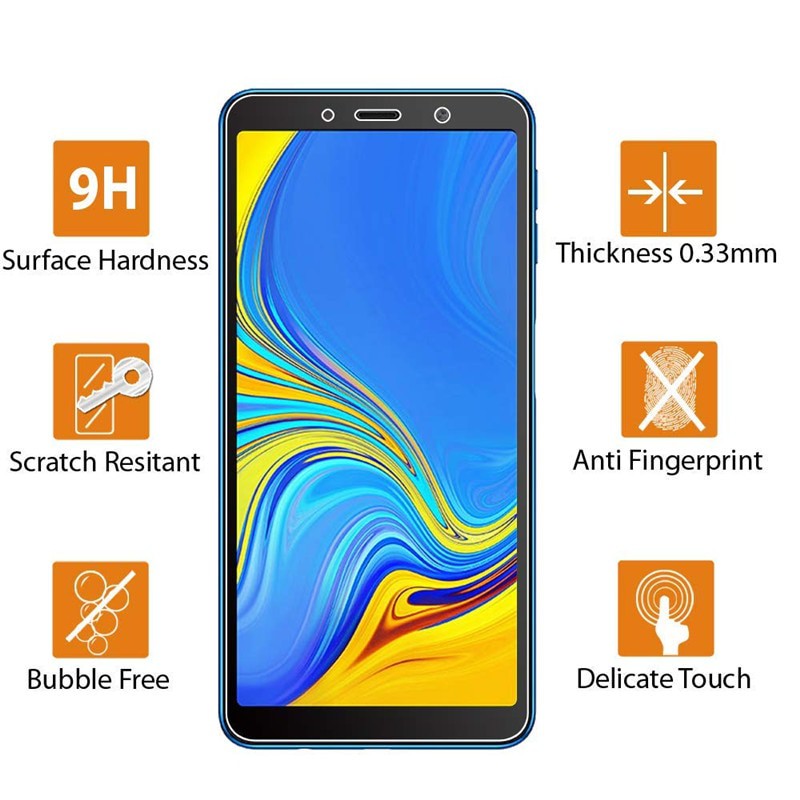 Miếng dán cường lực full màn hình Samsung Galaxy A7 2018