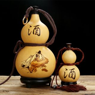 Bầu Hồ Lô Cao Cấp Cao 25cm Dung Tích 1L Chống Thấm