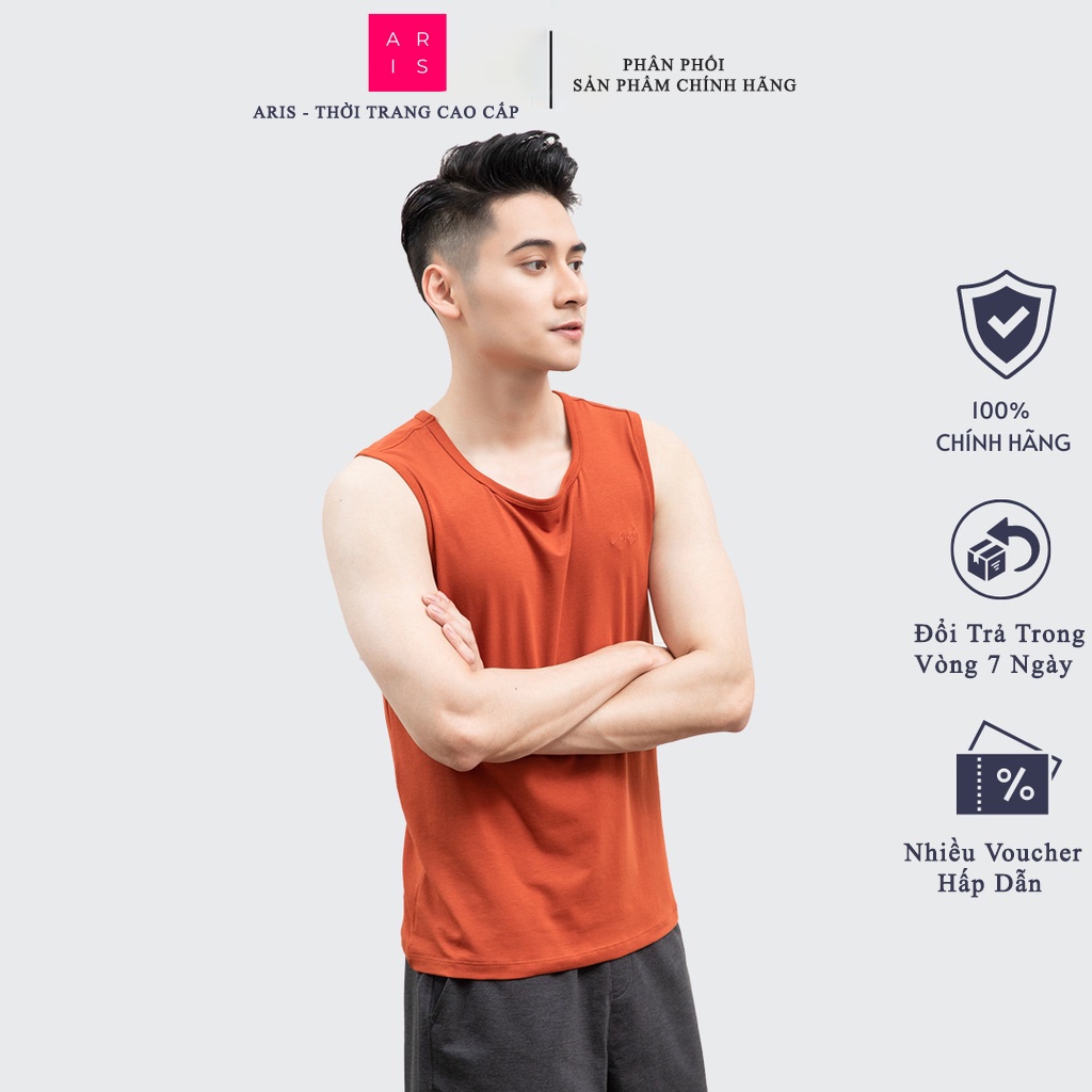 Áo ba lỗ nam cao cấp ARISTINO kiểu dáng sát nách khỏe khoắn, năng động - ABL0010