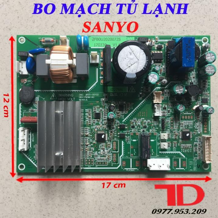 [LN123] Bo Mạch Tủ Lạnh SANYO I227BN jack trắng