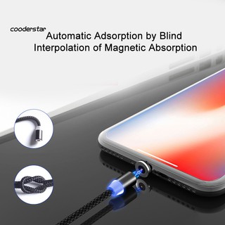 Cáp Sạc Nhanh Từ Tính Cổng Micro Usb Loại C 1 / 2m 3.1a Cho Android Iphone