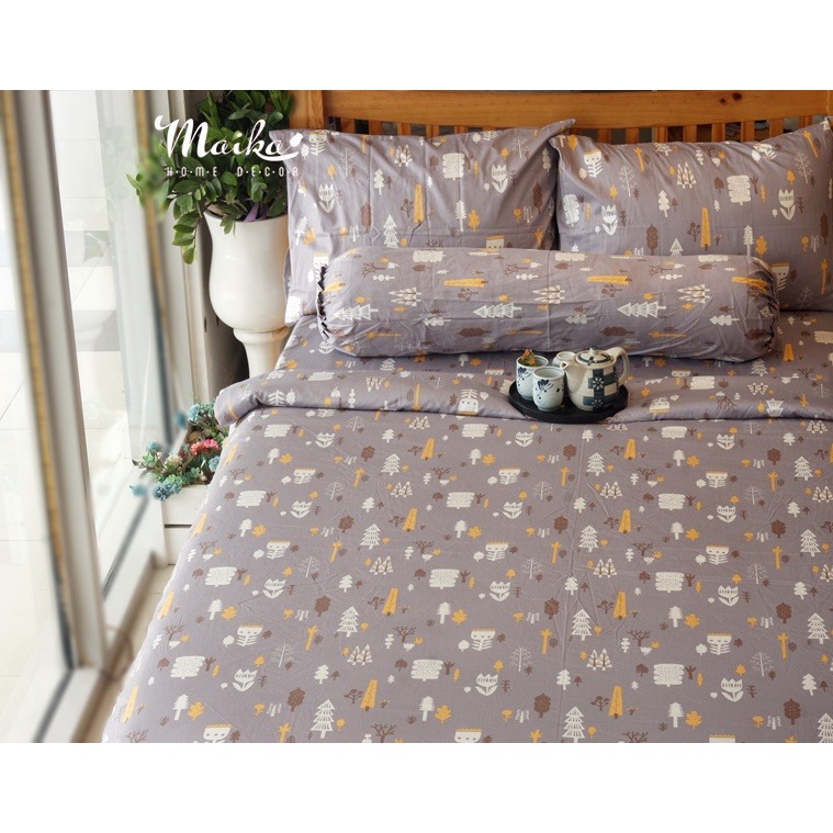 Bộ Drap 1m2x2m Cotton Korea Cây Thông