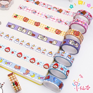 Cuộn băng dính Washi 5m trang trí dễ thương