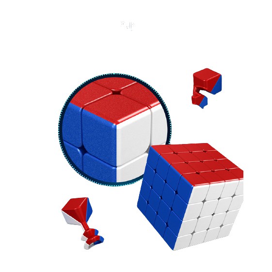 [người bán địa phương] Rubik 3x3 nam châm Rubic từ tính Meilong MOYO RBN03  BENZ STORE TN