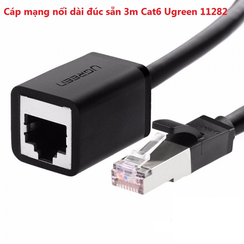 Cáp mạng nối dài đúc sẵn 3m Cat6 Ugreen 11282