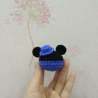 Móc khoá len Mickey & Minnie